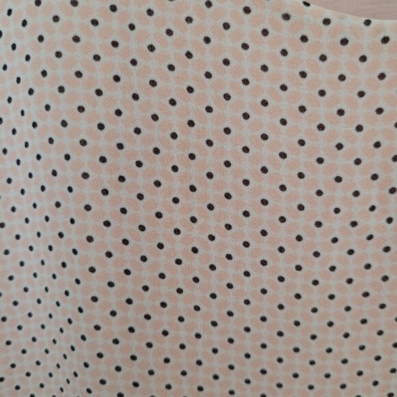 Ann Taylor Factory Sleeveless Pullover Top Womens Size M Pink Polka Dots Lined - Picture 5 of 6